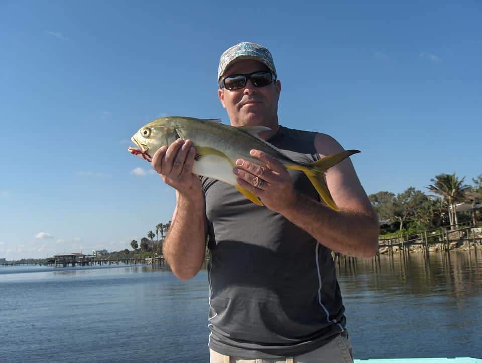 A 19-inch Crevalle Jack fish caught in FL