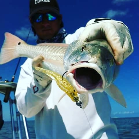 Angler with a large 21-inch fish in TX