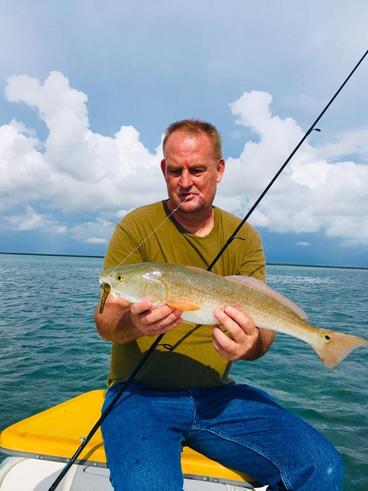 Angler with a big fish at South Padre Island