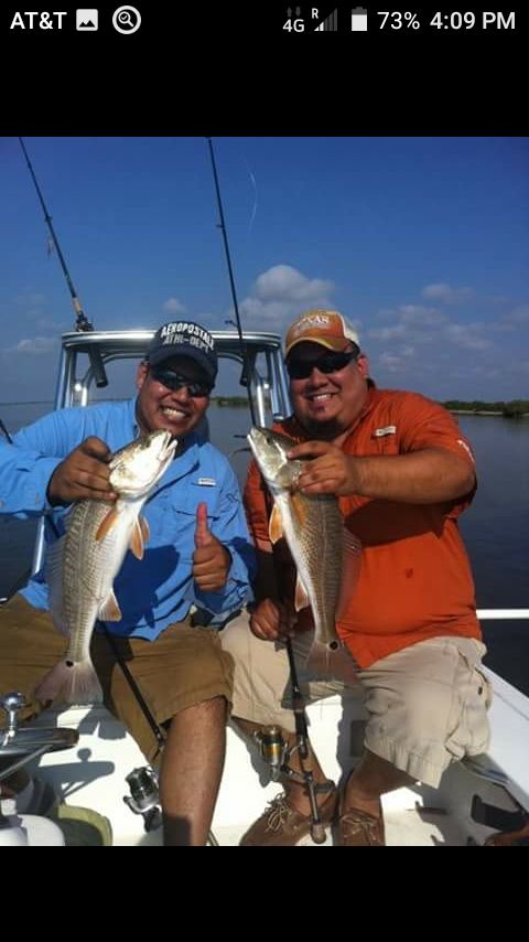 Two anglers at South Padre Island
