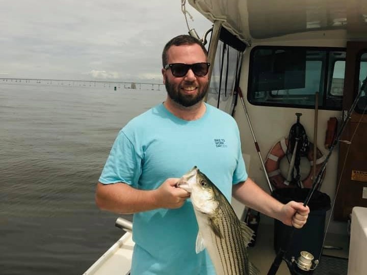 Striped Bass caught while fishing in MD