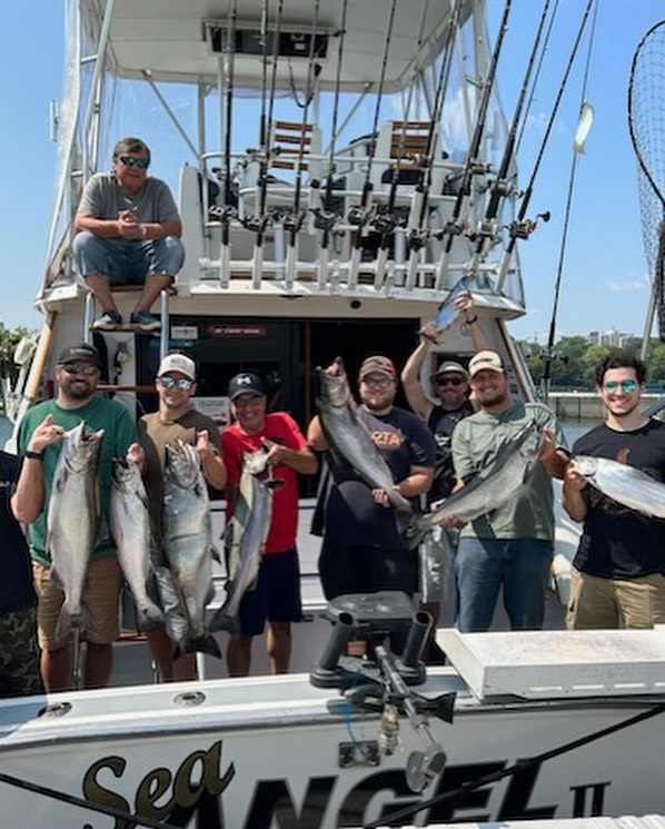 Six bluefish caught in Mississauga