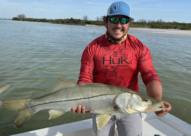 Snook fish caught while fishing in FL