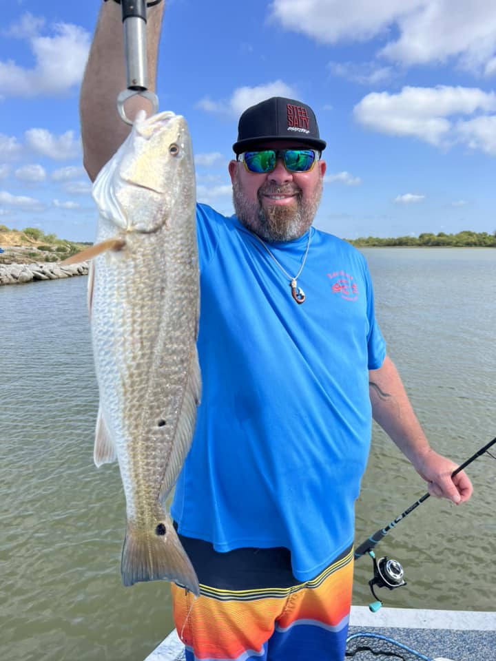 Redfish caught while fishing in Texas City