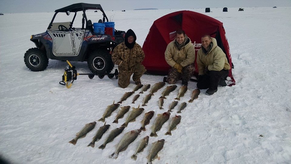 Three people fishing in OH
