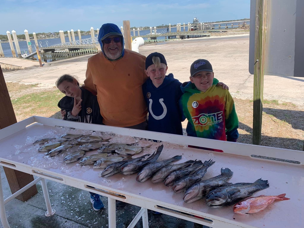 A single sea trout fish caught in FL