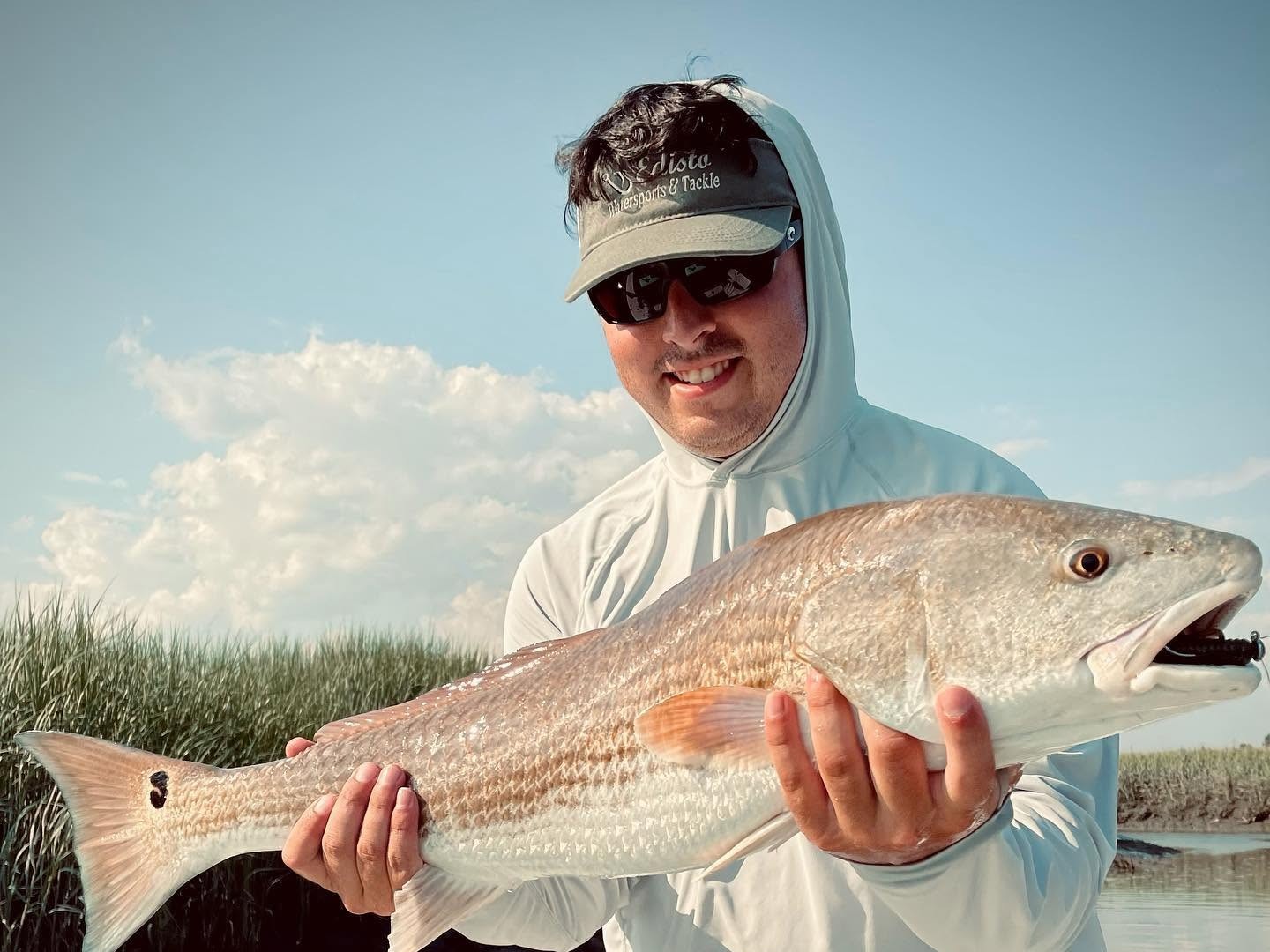 Charleston SC inshore fishing charter boat on coastal waters with Captain Austin Young
