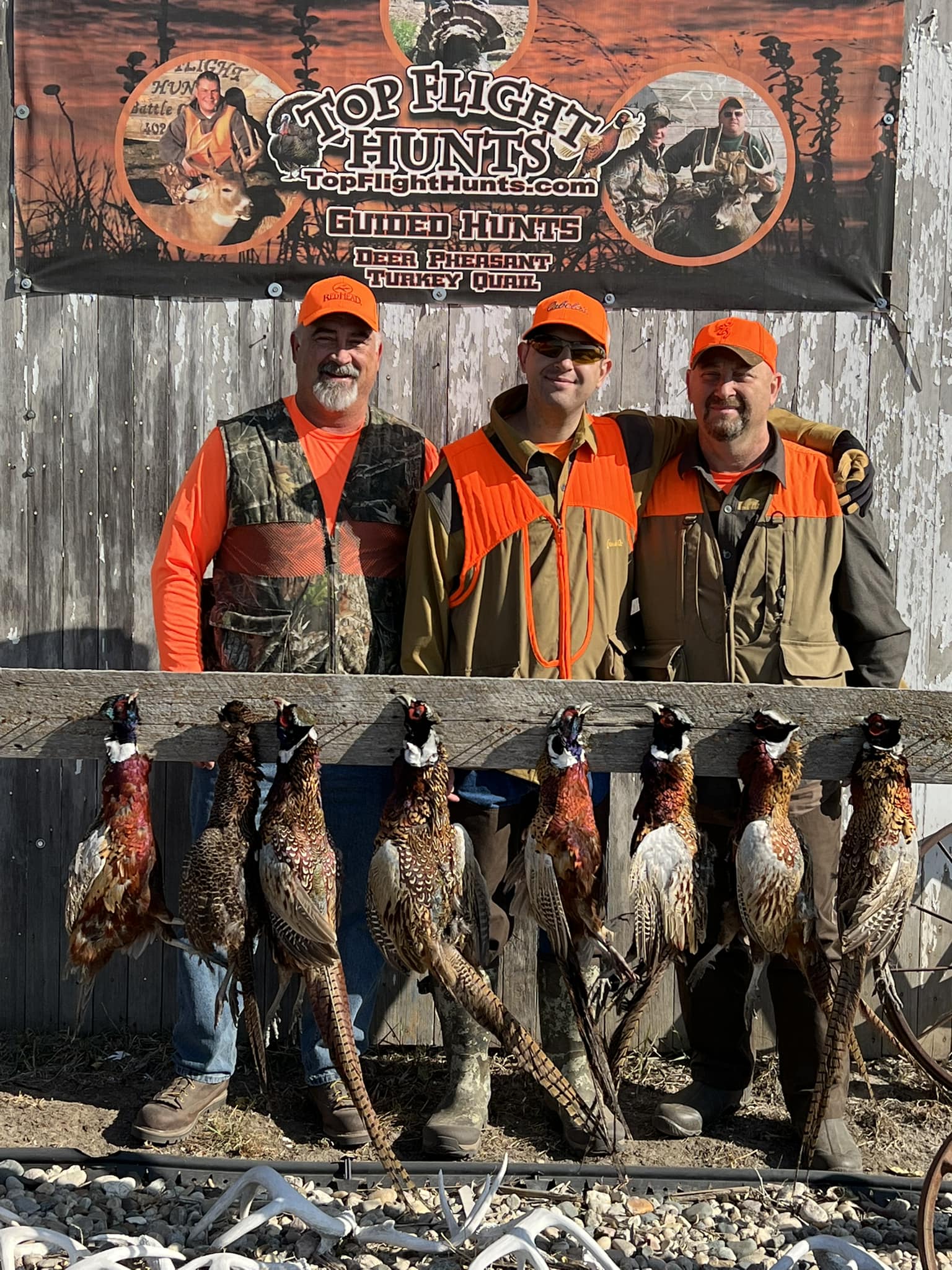 Hunters on the NE shore