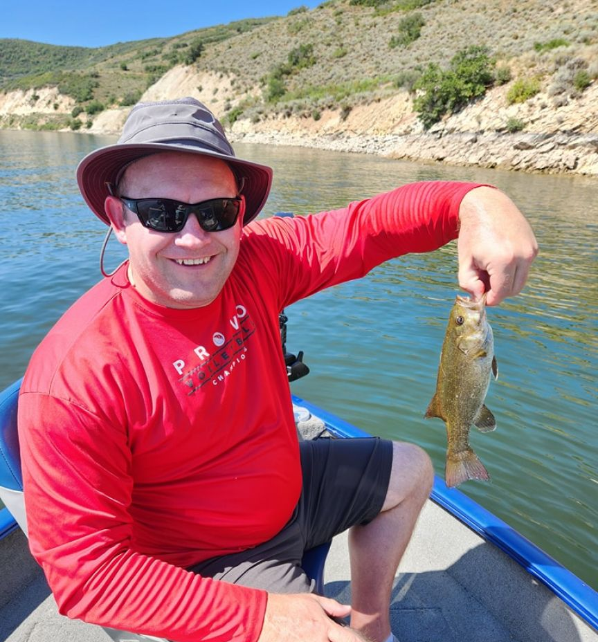 Angler fishing in UT