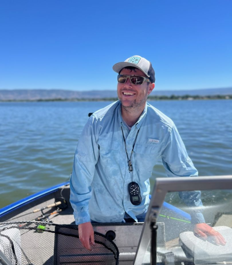Angler fishing in Duchesne