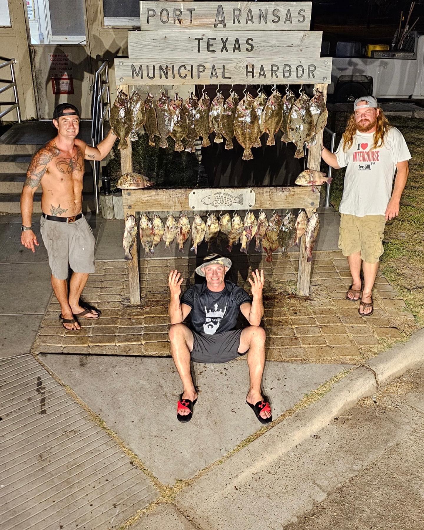Three anglers fishing in TX
