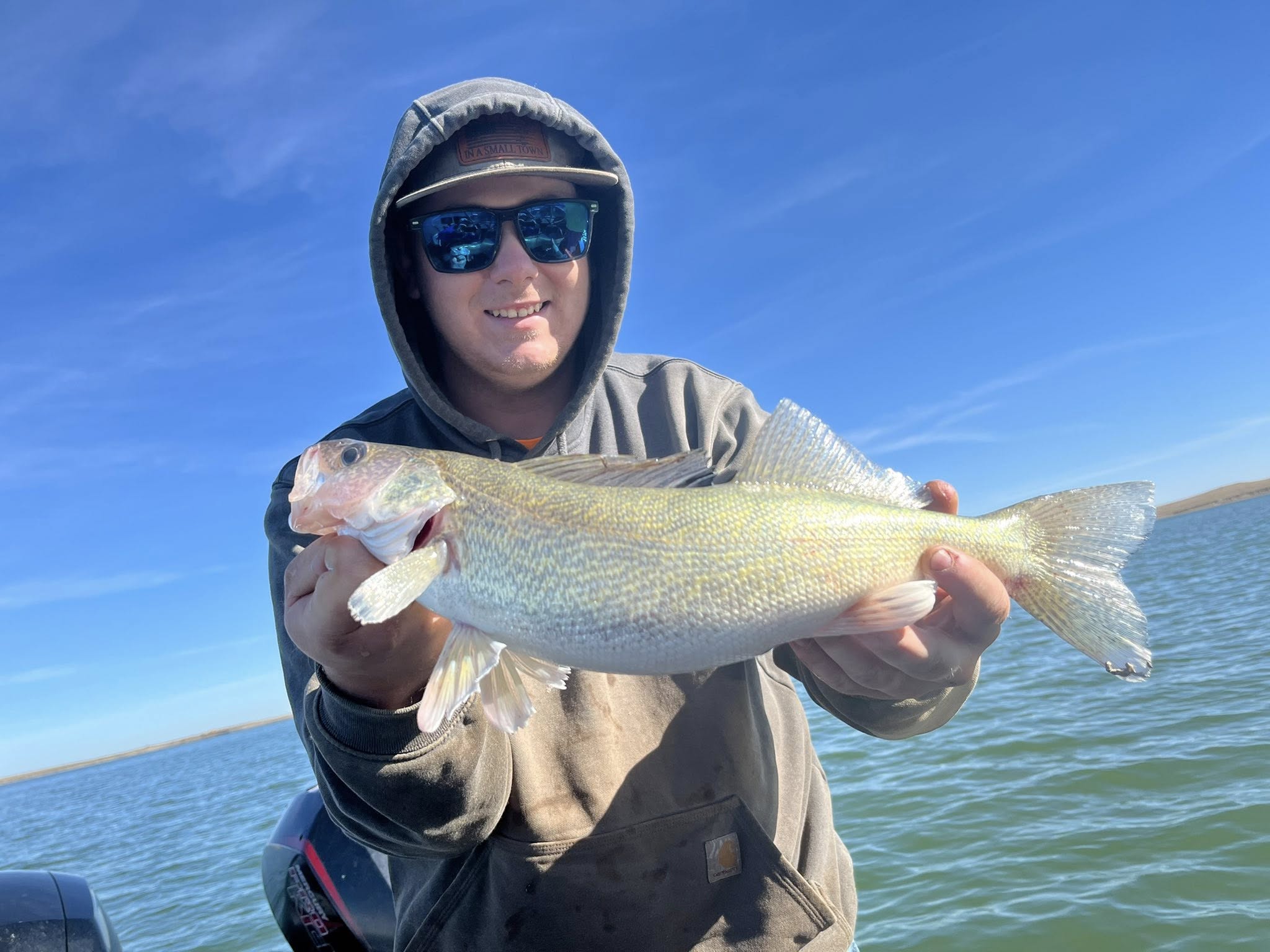 Angler enjoying a day of fishing at Hot Springs