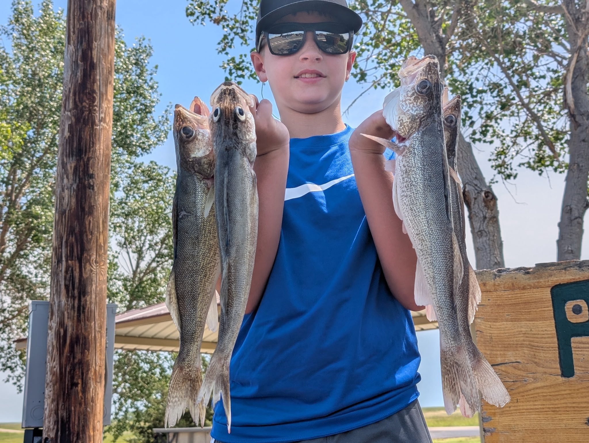 Angler with 2 fish in SD