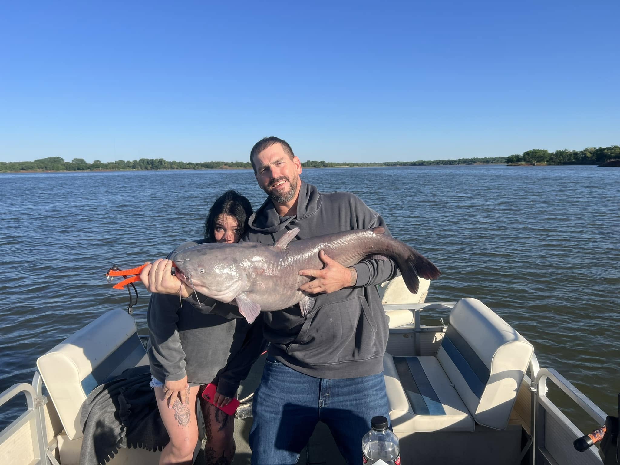 Blue catfish caught while fishing in North Bay Village FL