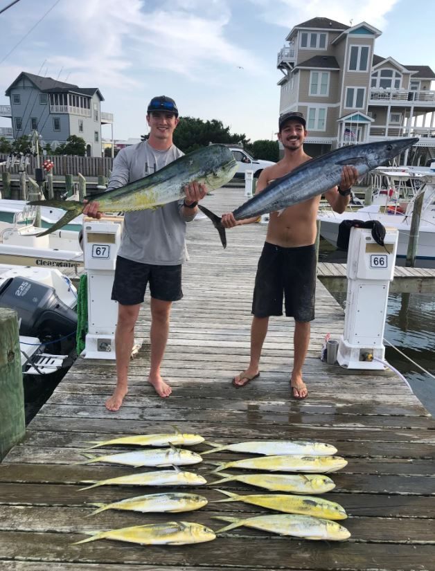 5 wahoo fish caught in NC