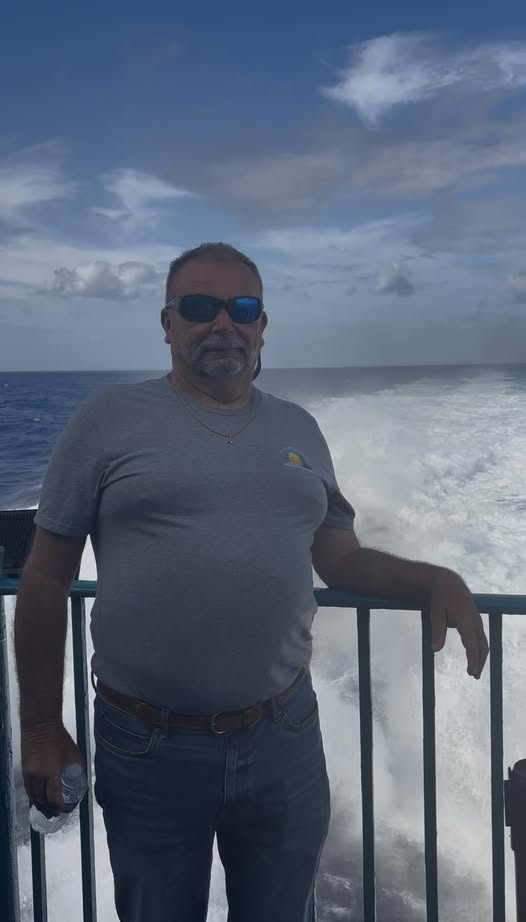 Fishing charter boat wake on ocean water near Calabash NC