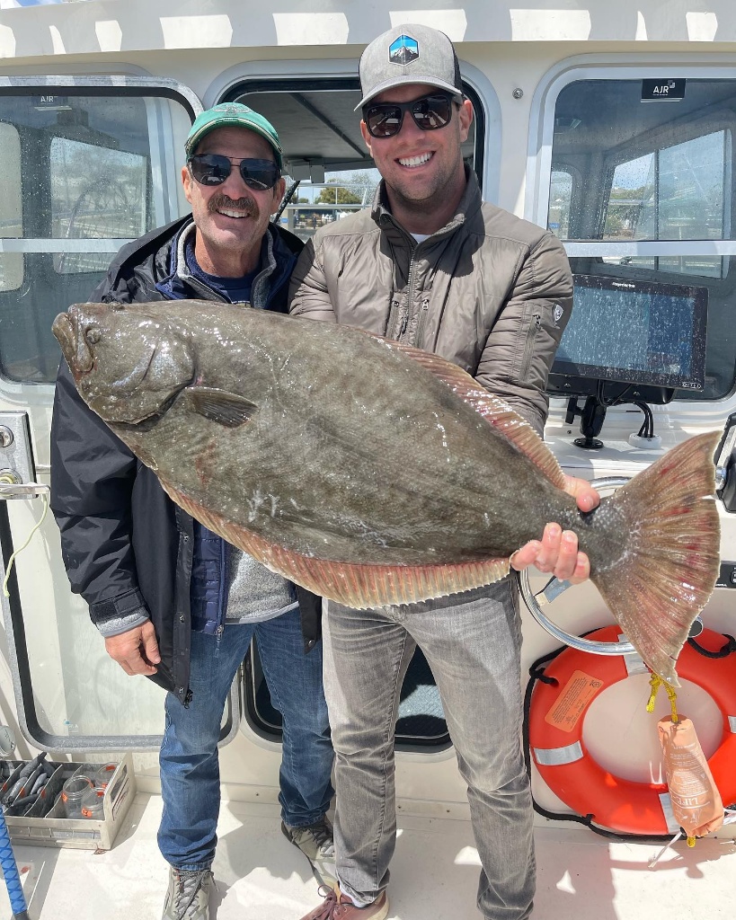 Photograph of a European flounder caught while fishing in Richmond