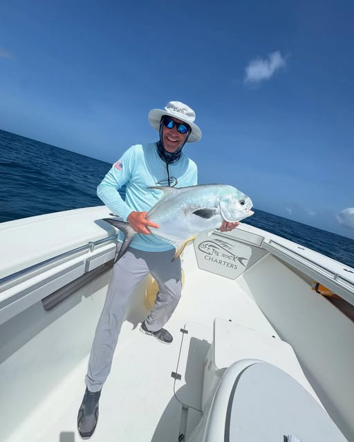 Permit fish caught while fishing in Key West