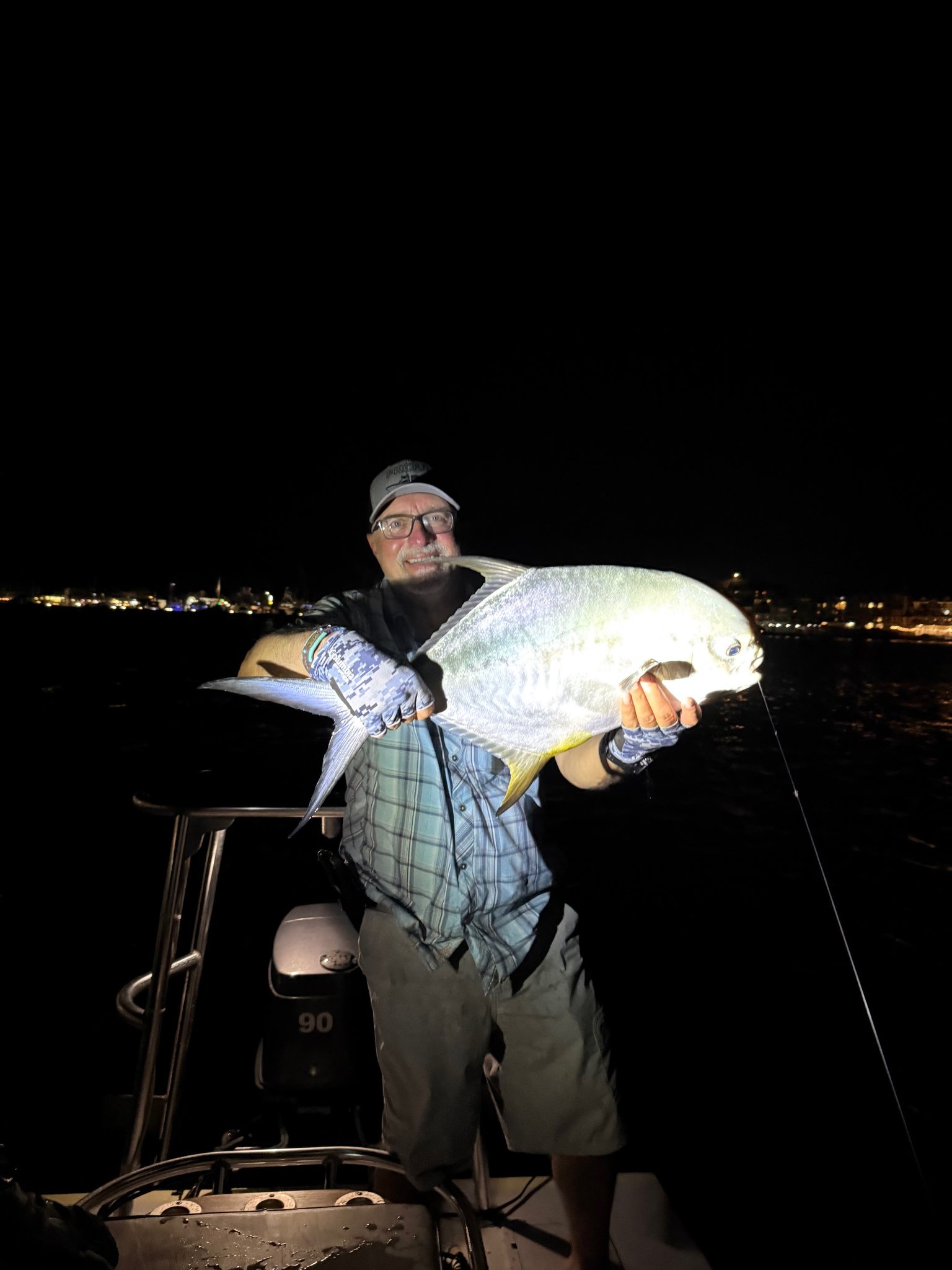 Permit fish caught while fishing in Key West
