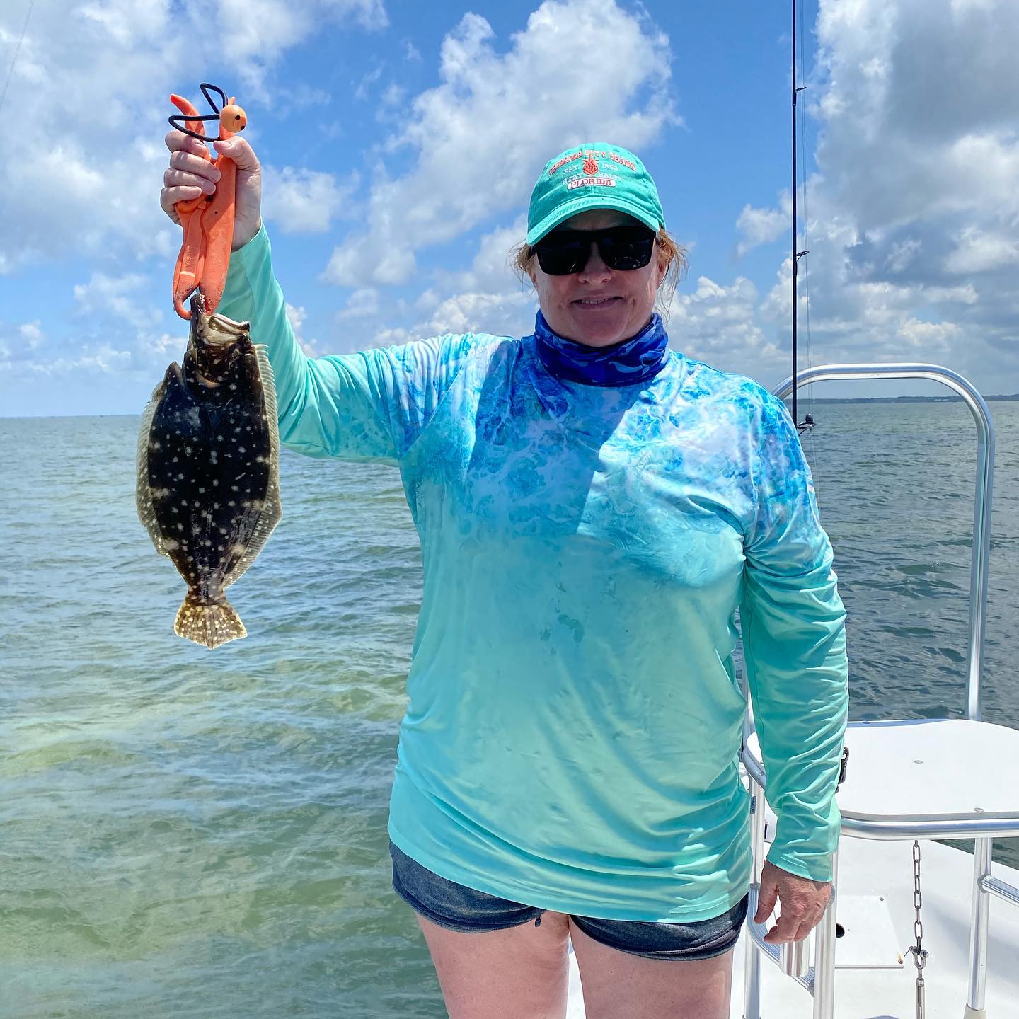 Southern Flounder, 13-inch fish caught at Port Saint Joe