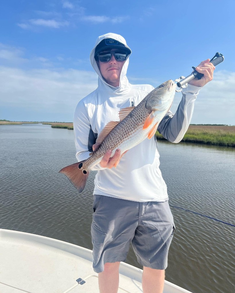 Redfish fishing in Louisiana