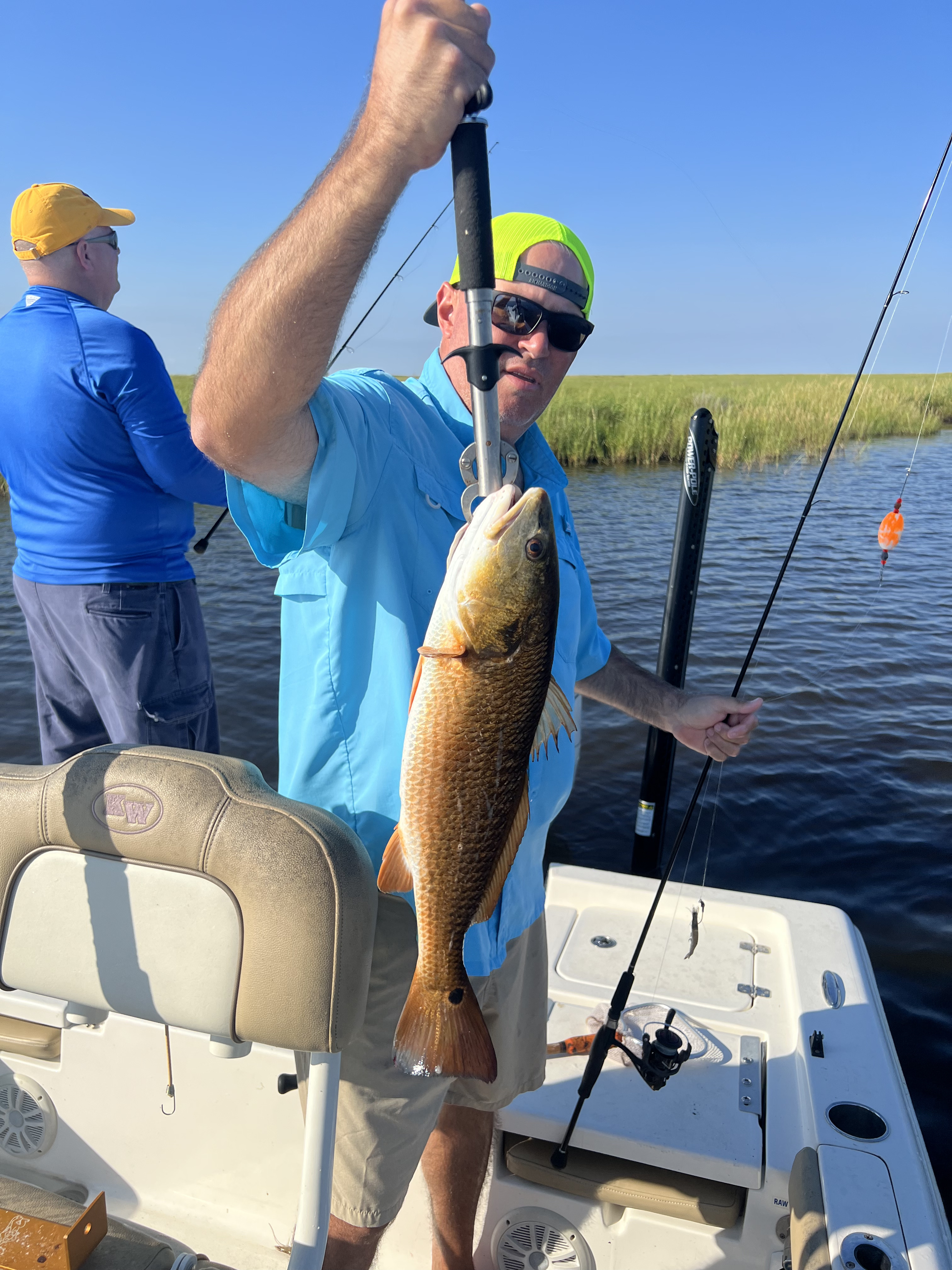 Large Redfish in Louisiana