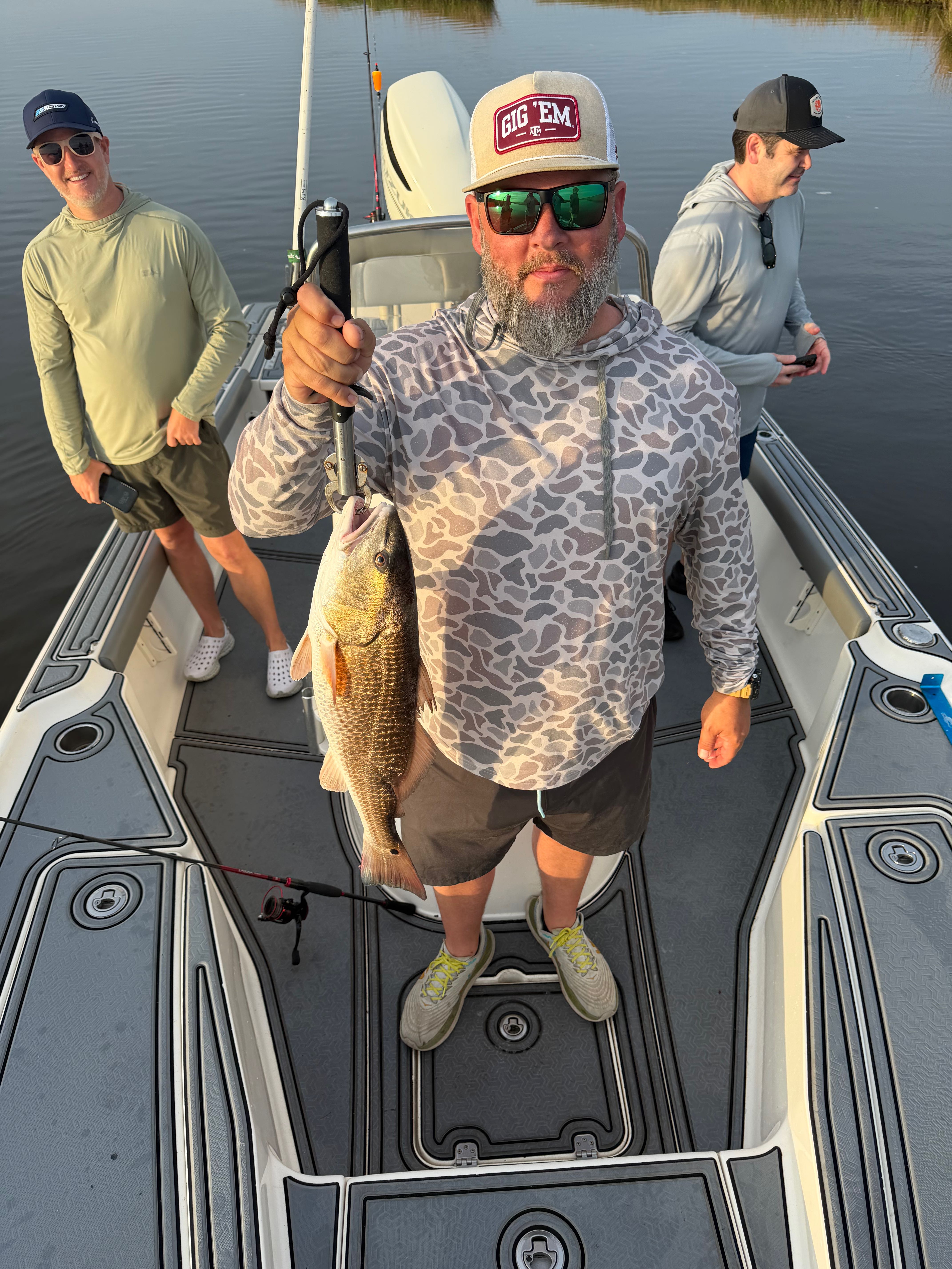 Redfish caught during fishing tour in Hopedale Louisiana