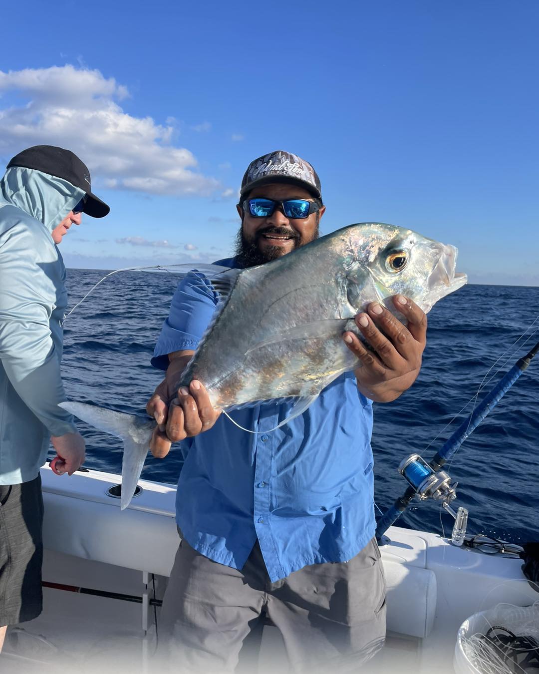 Massive African Pompano fish caught in Jupiter