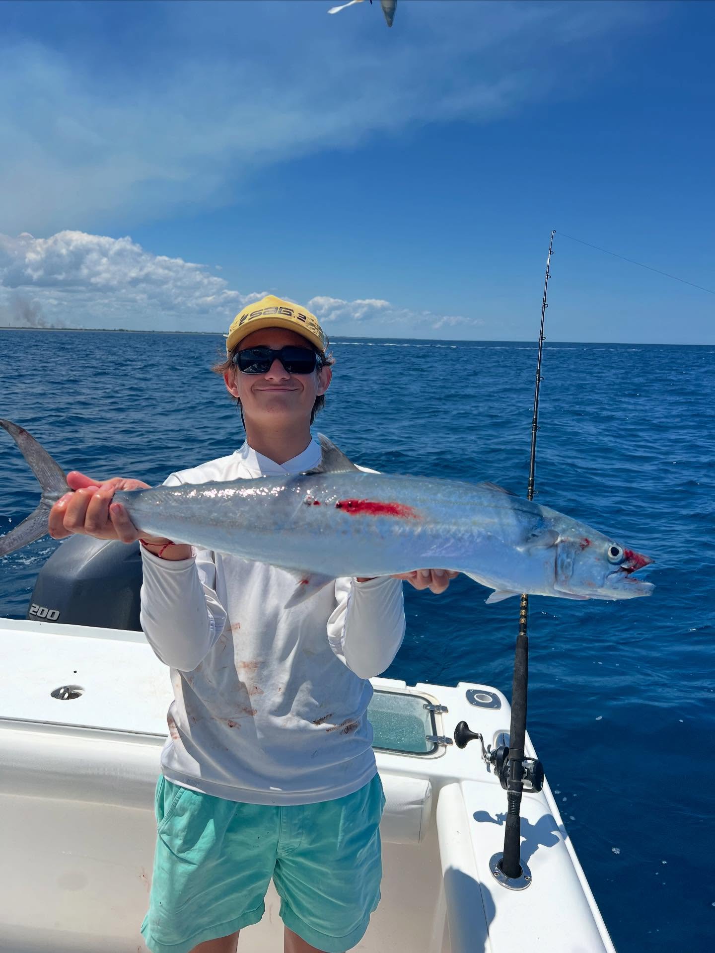 Angler with a 29-inch fish at Jupiter