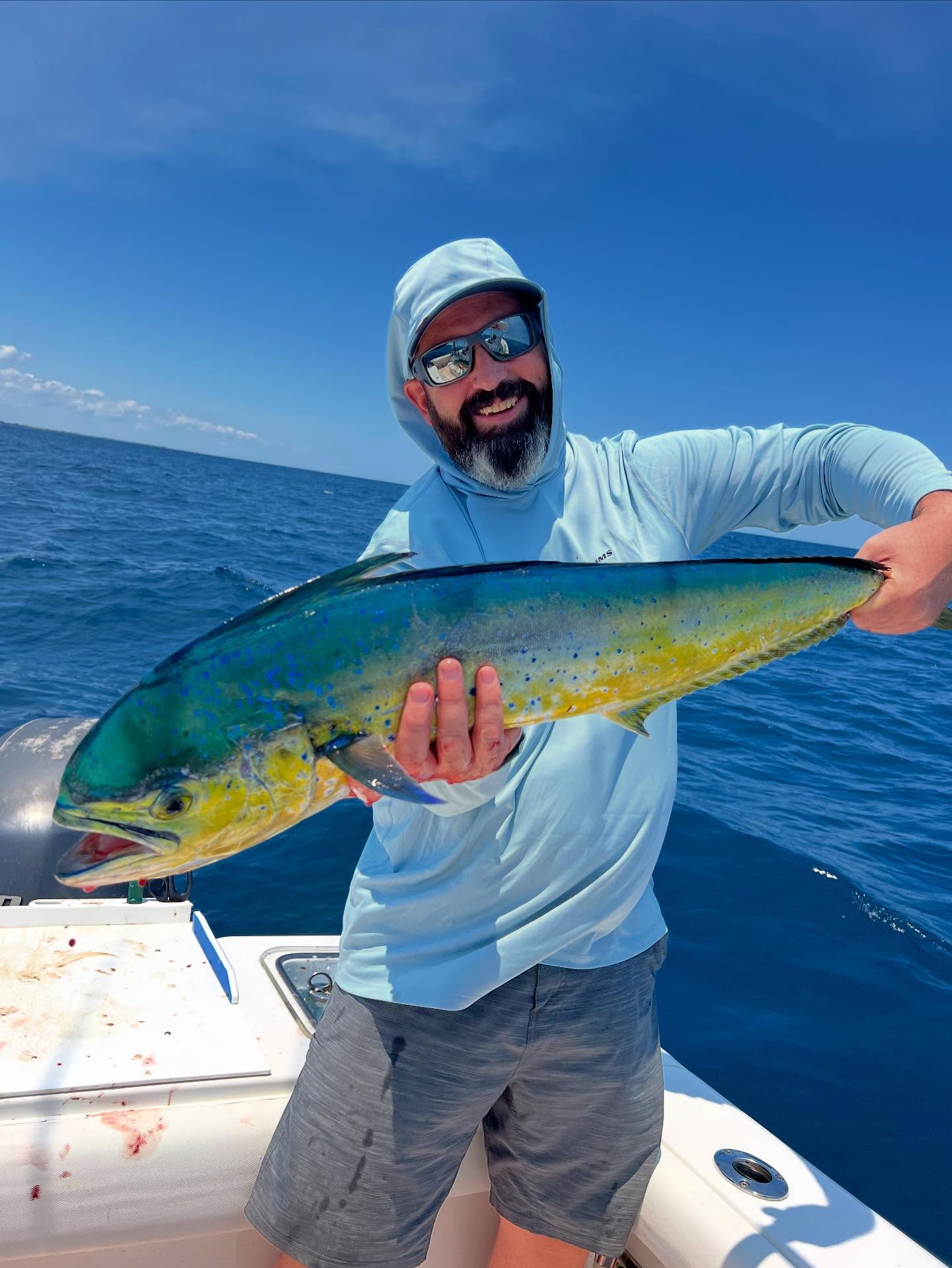 Mahi Mahi or Common Dolphinfish caught while fishing in Jupiter