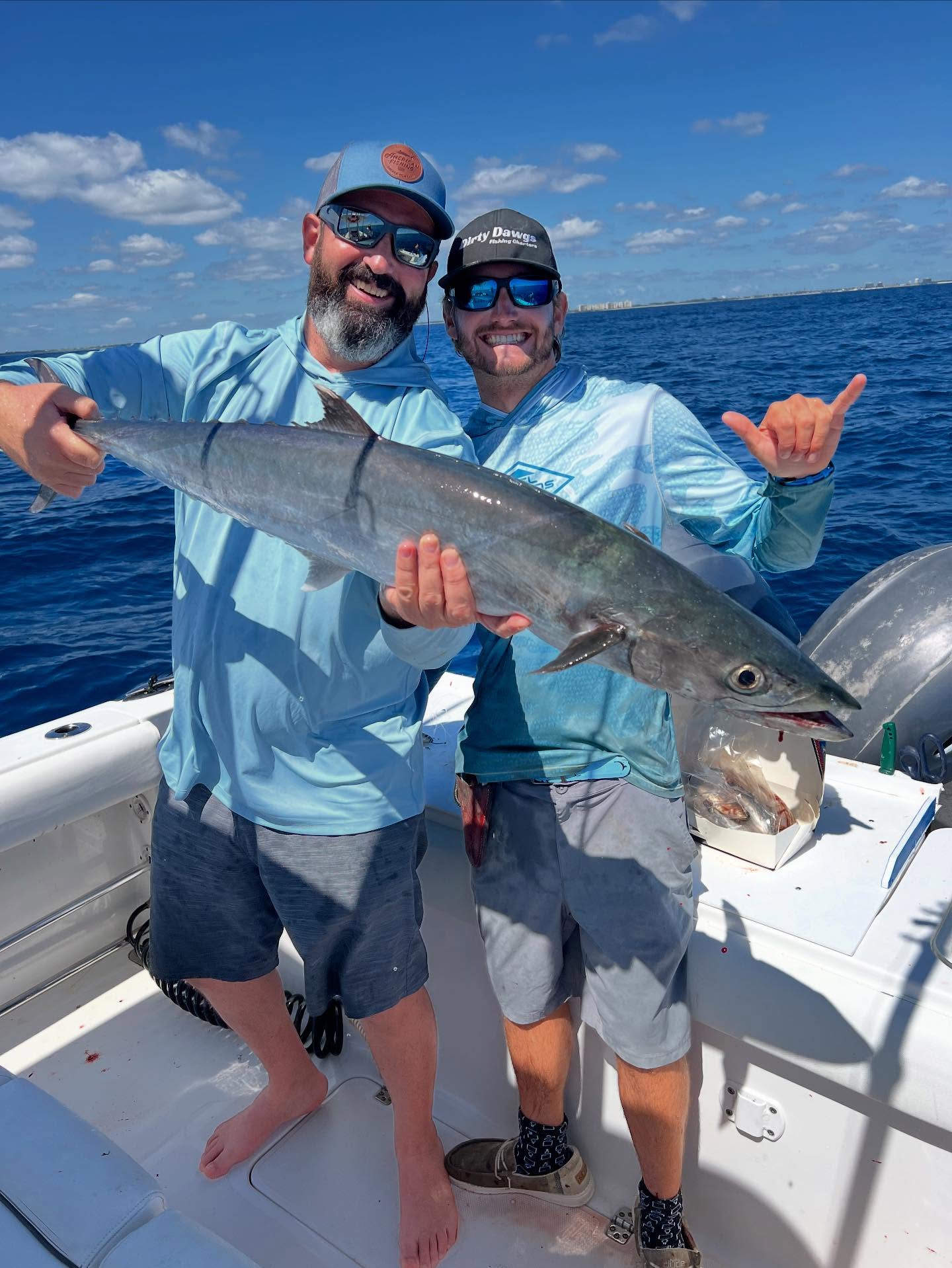 Anglers enjoying a day of fishing in Jupiter