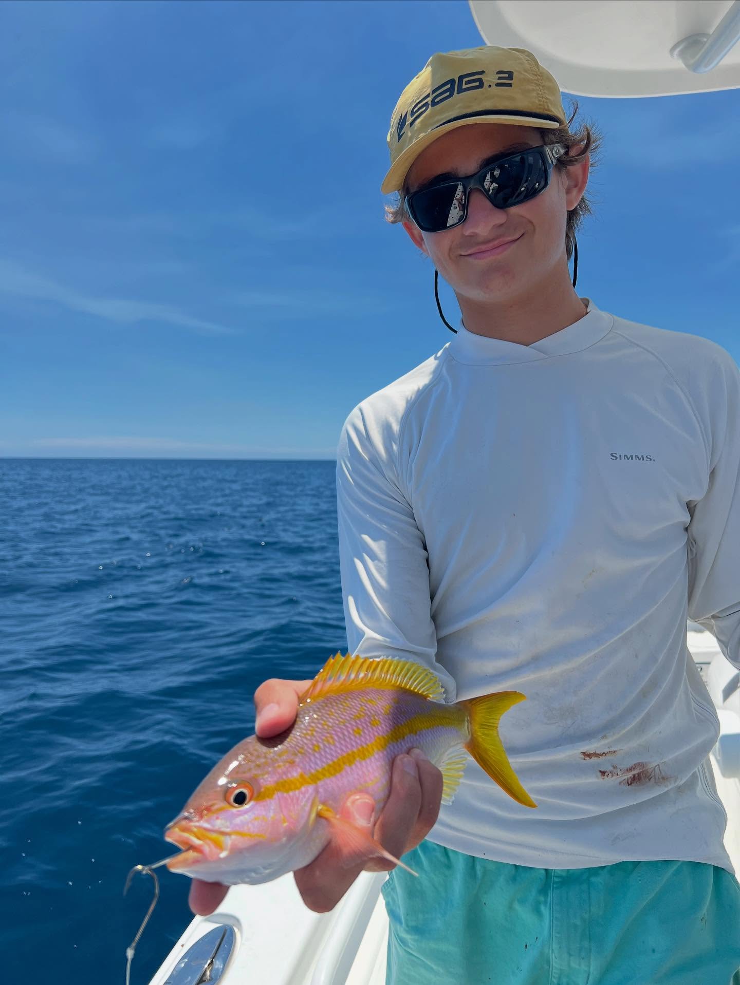 Solo angler with fishing rod in FL