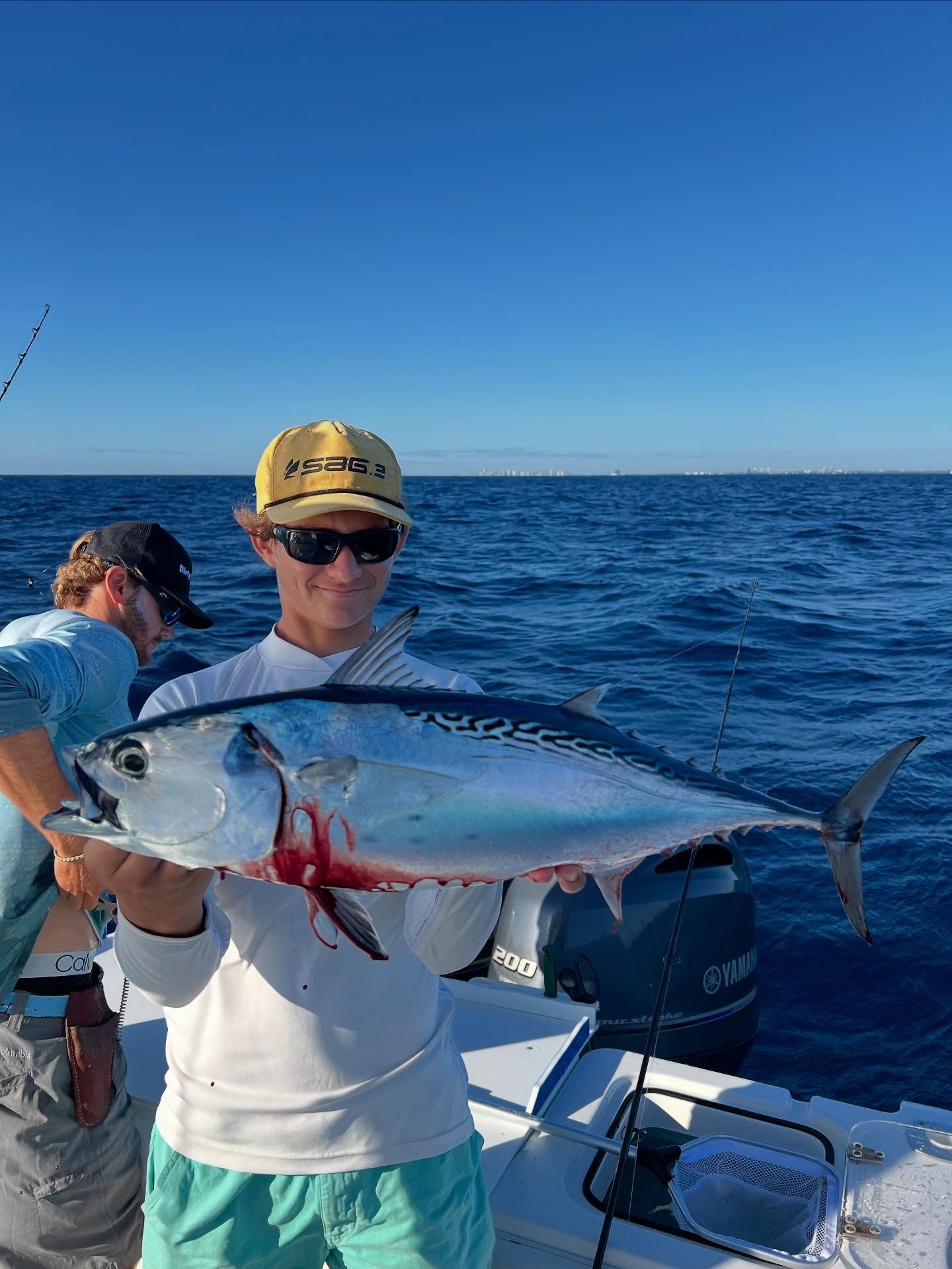 Little Tunny fish caught while fishing in FL