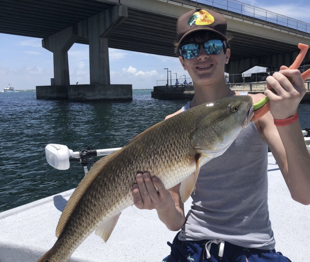 Redfish catch from Orange Beach
