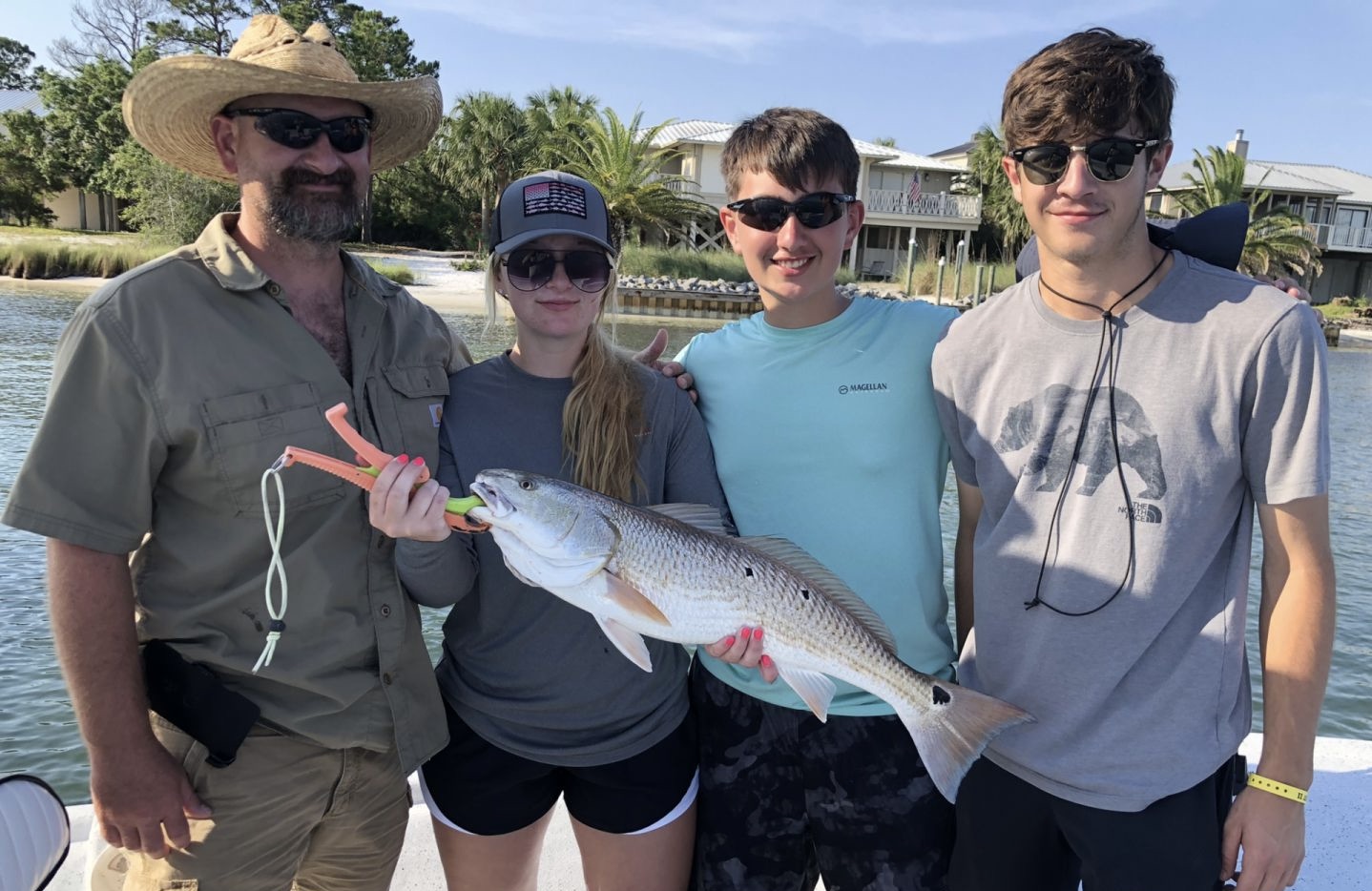 Redfish caught while fishing in AL
