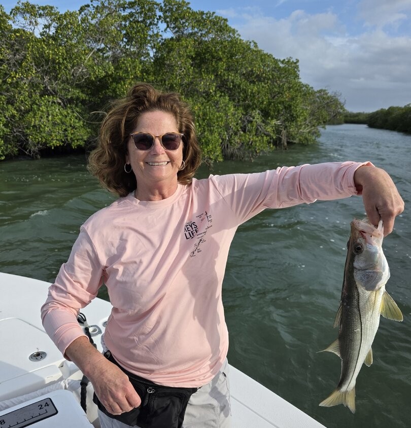 Snook caught while fishing in Key Largo FL