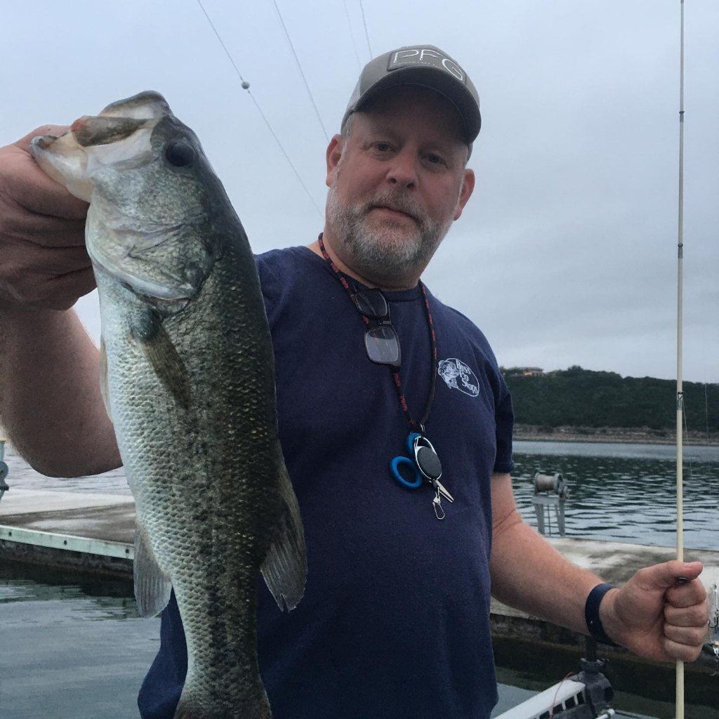 Fishing for a massive Florida Bass in Leander
