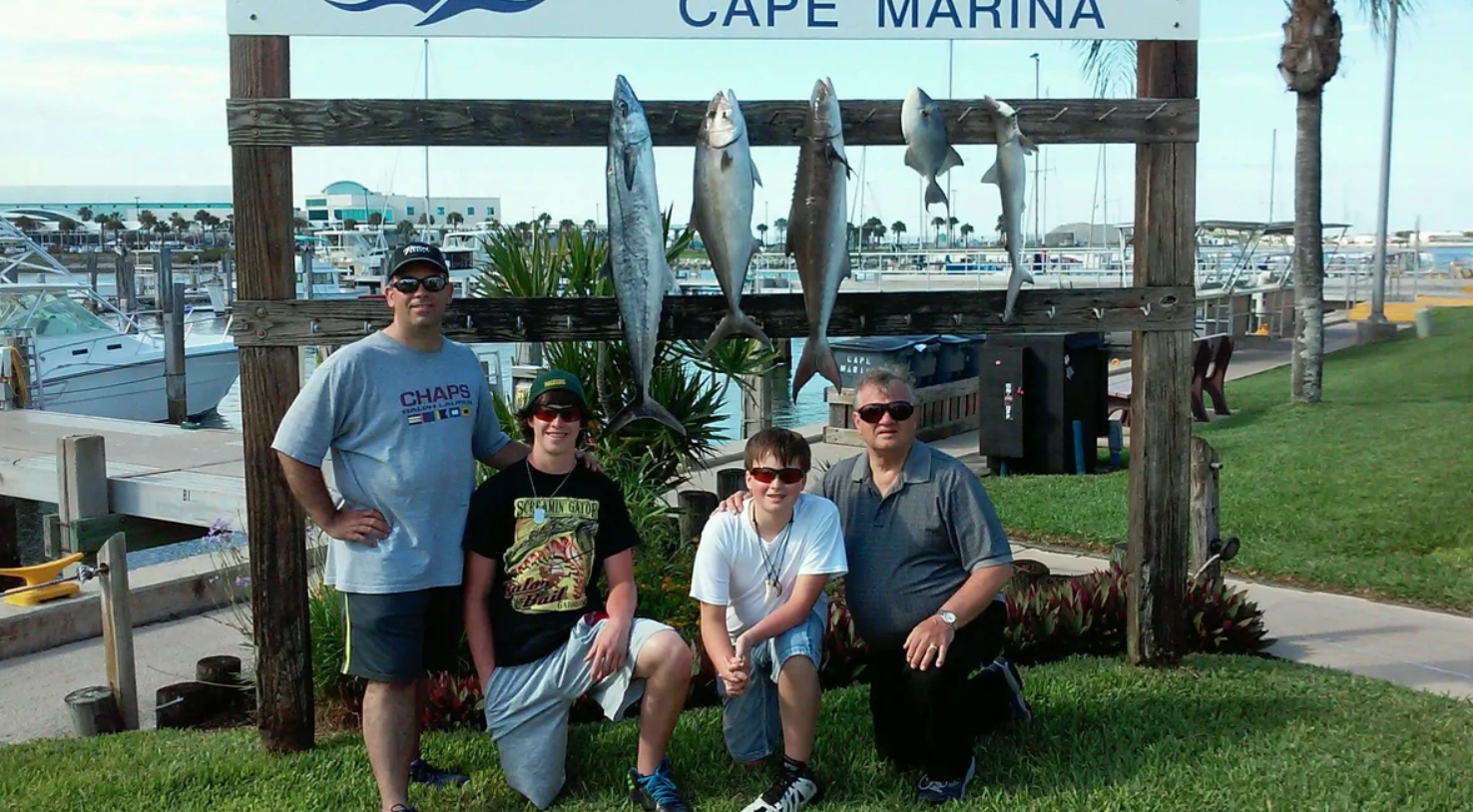 Impressive catch of 4 King Mackerel and Mahi Mahi in Port Canaveral