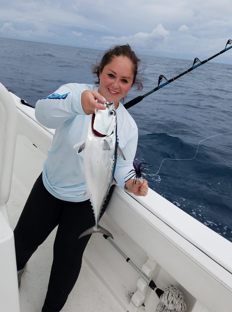 Angler with a 18-inch fish in Fort Lauderdale