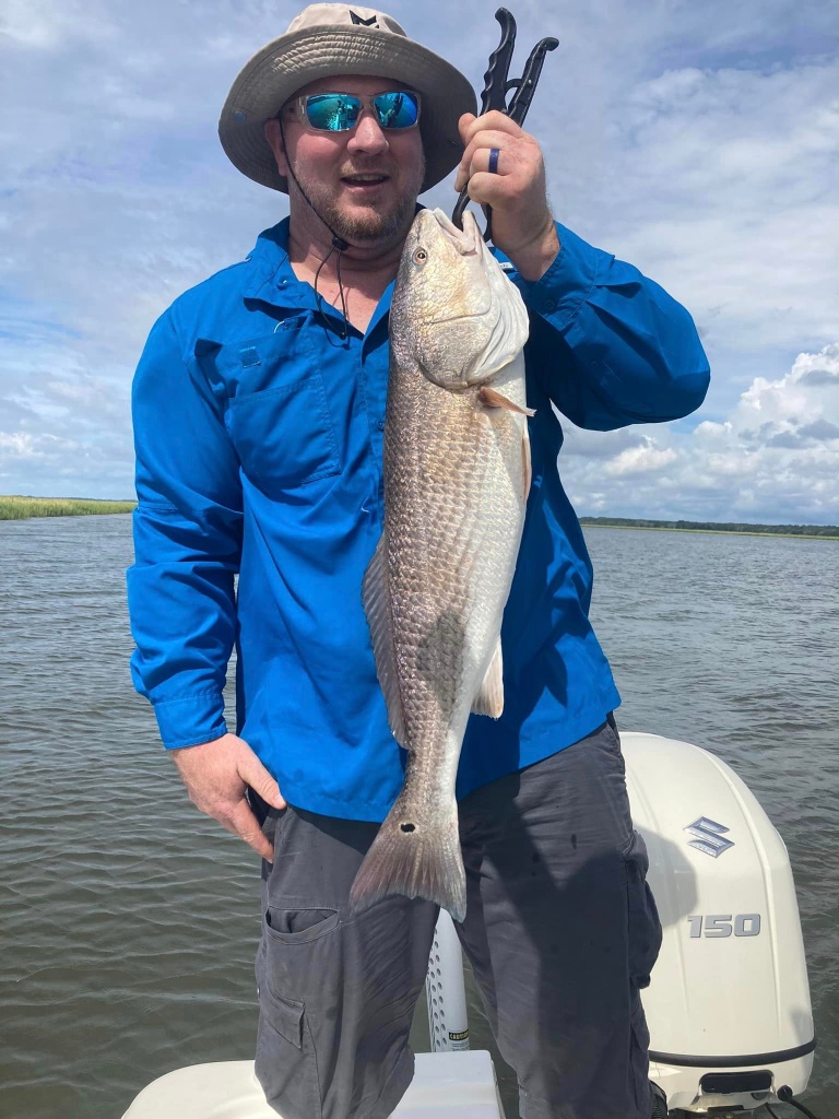 Redfish caught while fishing in SC