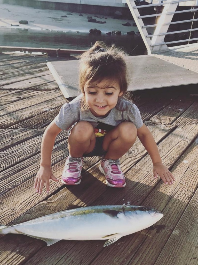 Angler with a 20-inch fish in California