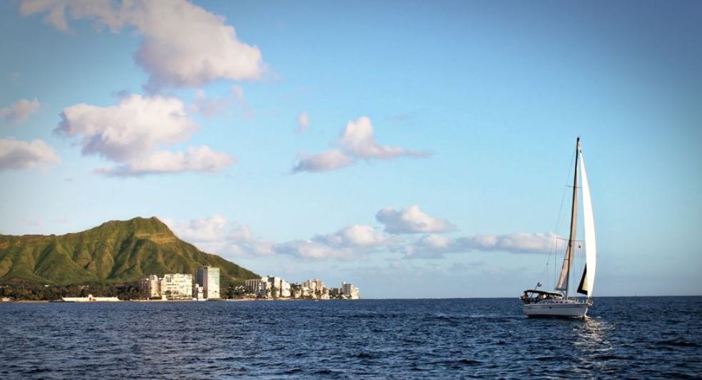 Scenic view of HI landscape