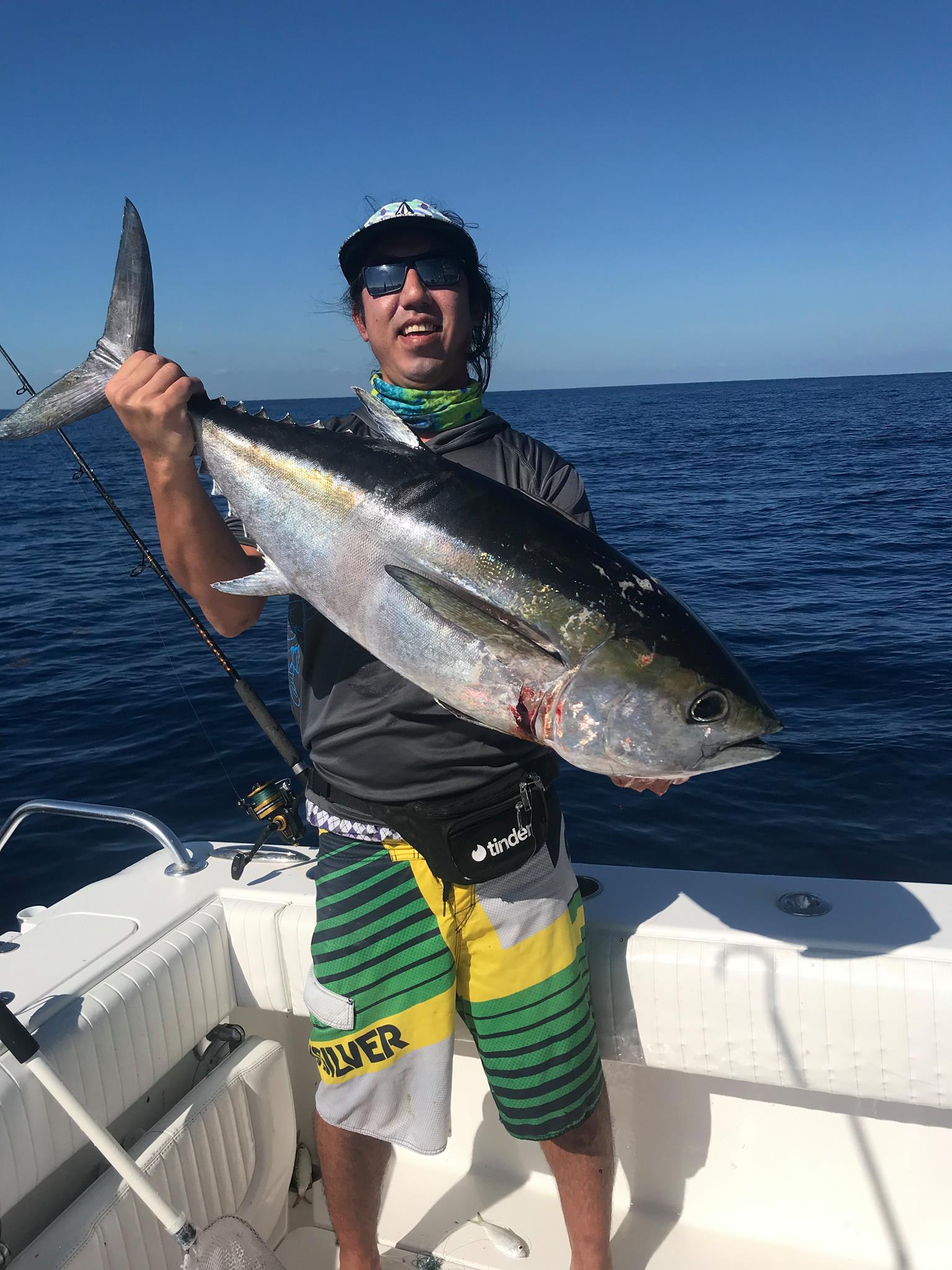 Dogtooth tuna caught while fishing in Key Largo