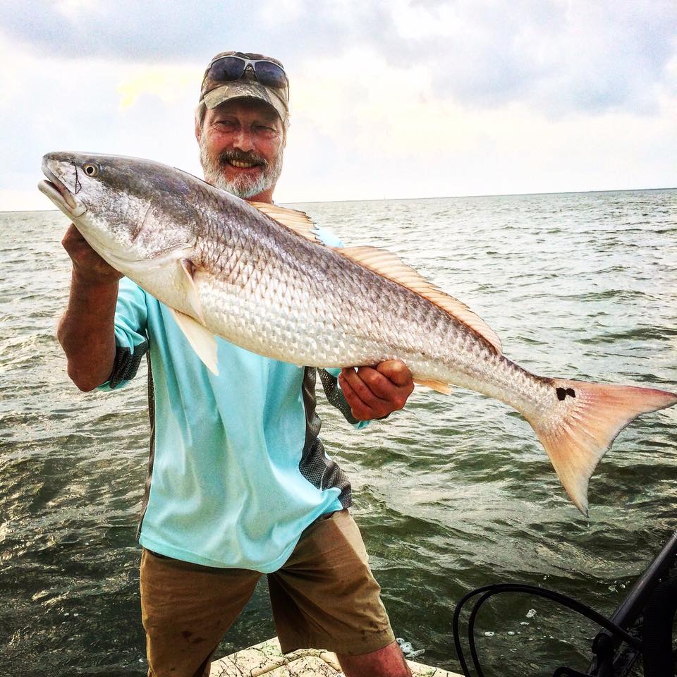 Fisherman with big fish in TX