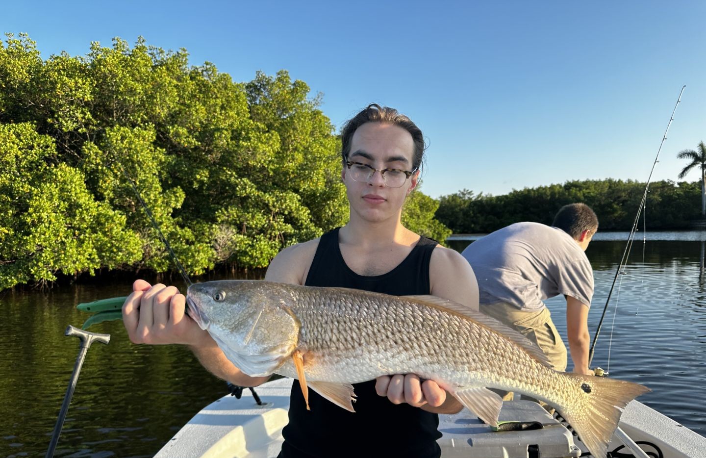 Redfish caught while fishing in St. Petersburg