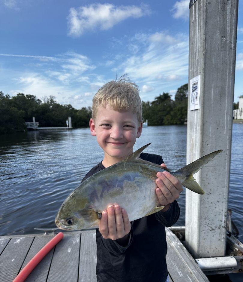 Permit fish caught in St. Petersburg