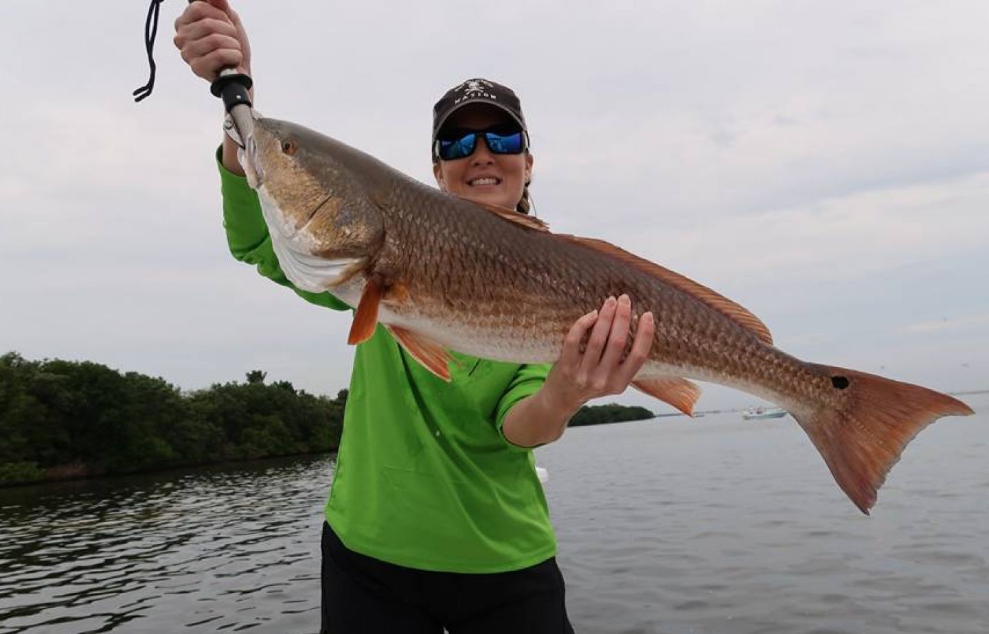 Saint Petersburg FL inshore fishing charter boat targeting redfish trout snook midday trip
