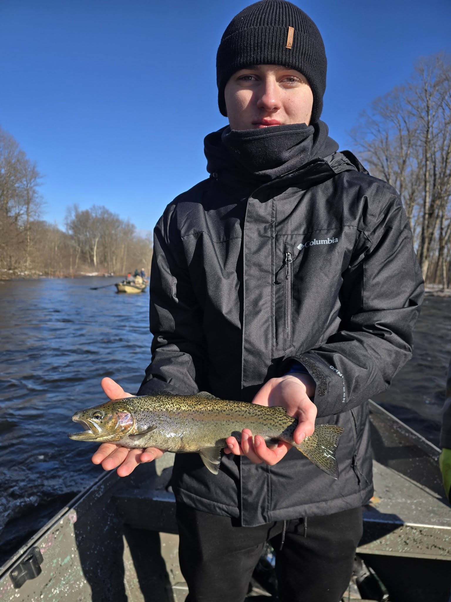 Rainbow trout caught while fishing in Altmar NY