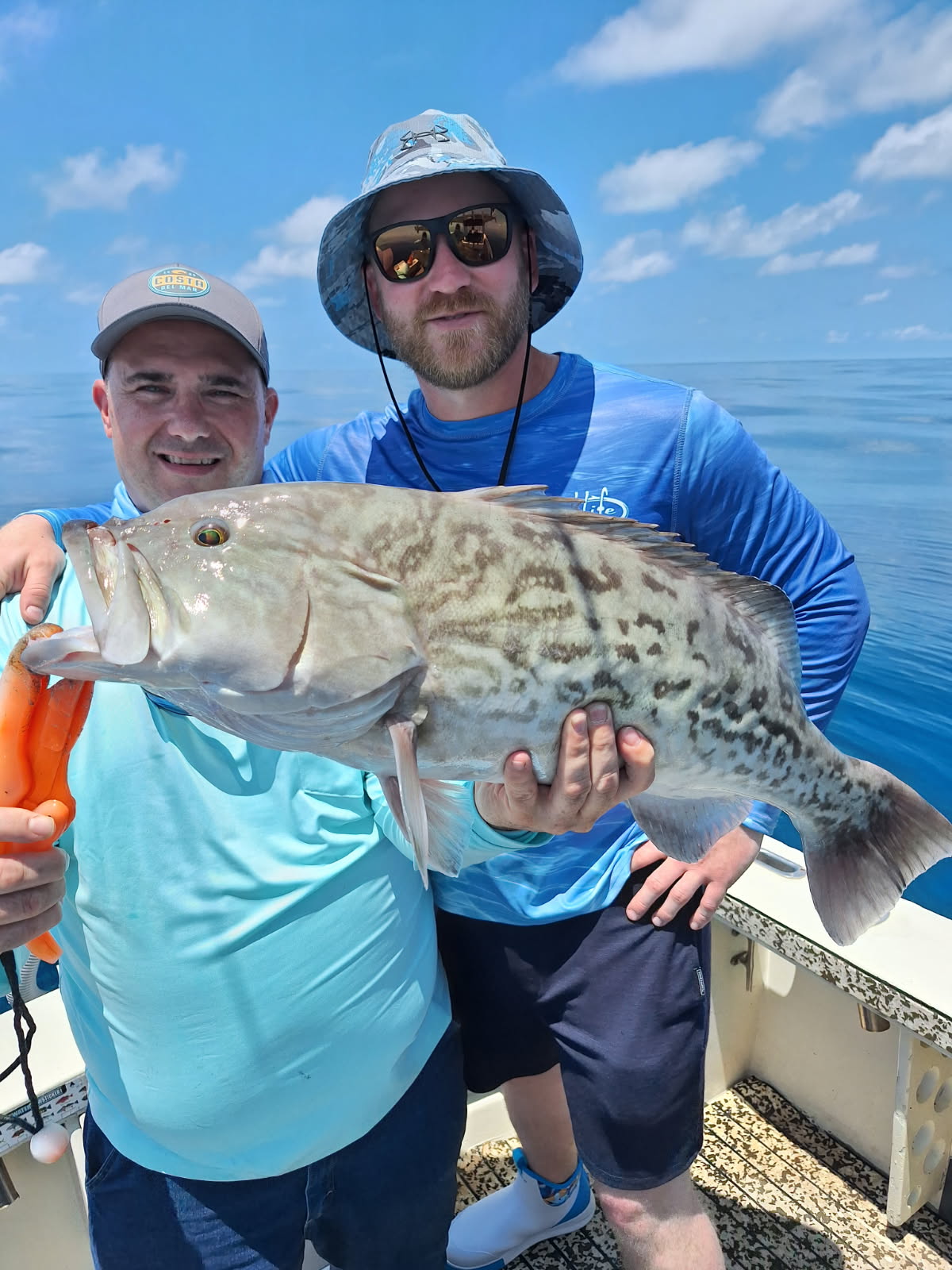 Gag grouper caught while fishing in Riverview