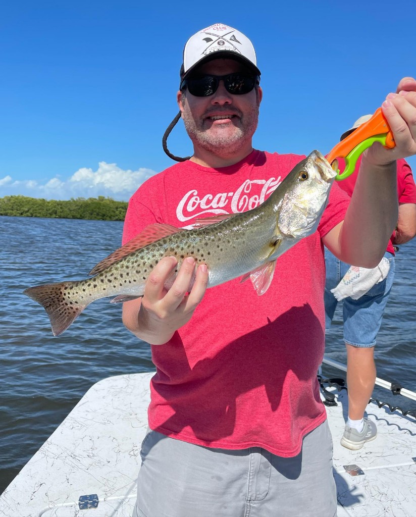 Spotted Weakfish, 19 inches, caught in FL